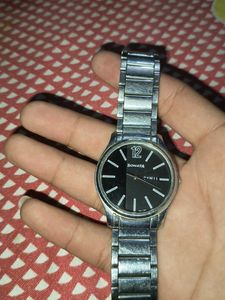 Sonata Silver Watch