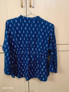 Blue Short Kurti