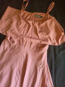 Layered off shoulder Dress