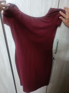 Maroon Dress