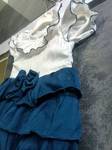 Cute Blue & White Dress