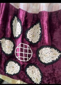Wine Color Lehenga Choli Set