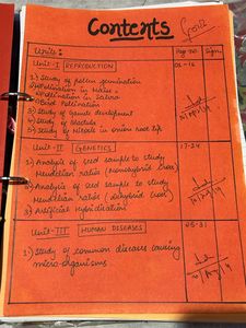 Biology Class 12th Practical File