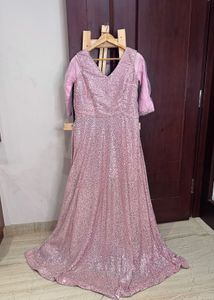 Pink Sequinned Gown