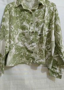 Green Printed Shirt | Women's Casual Wear