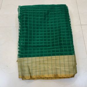 Elegant Green Saree