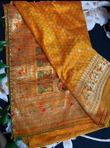 Barasso silk sari