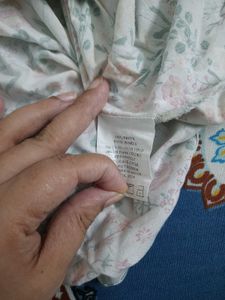 Plus Size White Floral Shirt