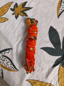 Orange Braided Headband
