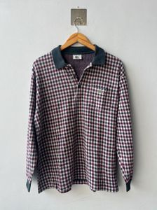 Lacoste Plaid Long Sleeve Shirt