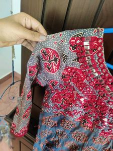 ANARKALI WITH MIRROR WORK