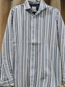 Striped Button-Down Shirt Office wear