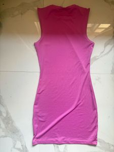 Pink Butterfly Bodycon Dress