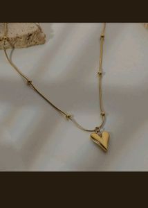 Heart Pendant Chain (Anti Tarnish)