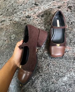 Brown Mary Jane Heels
