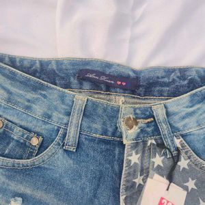 Low Waist Mini Short /Double Printed
