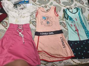 Combo Of 3 Beautiful Frocks For 6-7 Years Girl