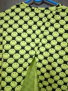 ONLY Smiley Face Boxy Tee