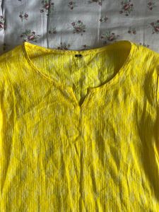 Classic Bright Yellow Kurta🍋
