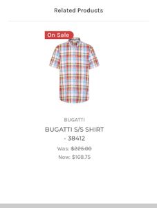 Bugatti Europe Checkered Short Sleeves Shirt