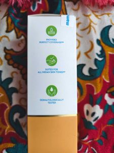 Mamaearth Glow Serum Medium Foundation Dewy With V