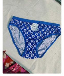 Printed Blue Briefs