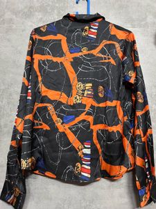 Patterned Long Sleeve Shirt