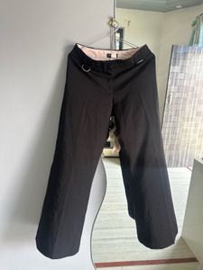Black Formal Low Rise Pants