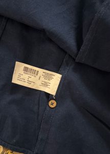 Haute Curry ShoppersStop Navy Linen Tunic