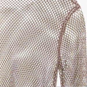 Zara Brand New Rhinestones Mesh Glam Top