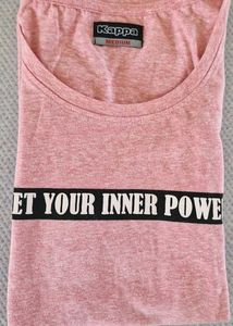 Kappa Pink Casual Female T-Shirt