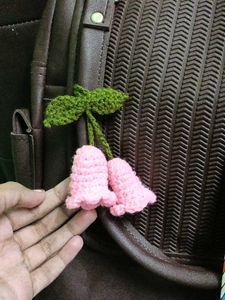 Crochet Bell Flower Keychain 🌷