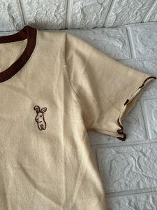 Cream Crop Top
