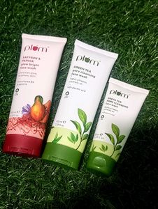 Pack Of 3 Plum Facewash Only 299/