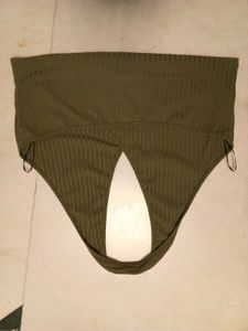 Olive Green Halter Top