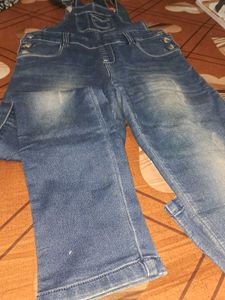 Blue Denim dangri jeans