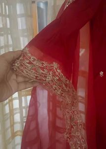 Elegant Red  Kurta Set