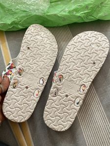 Butterfly Print Flip-Flops