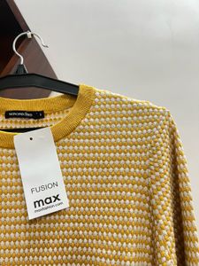 Yellow Fusion Max Knit Sweater