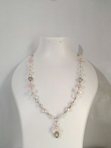 pretty pink coquette necklace 💓💌
