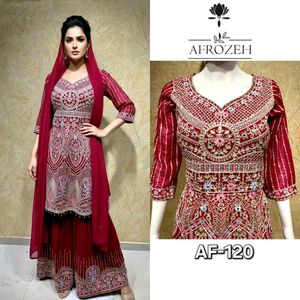 Elegant Maroon Kurta Set