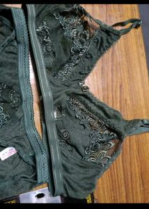 Green Bra &amp; Panty Set