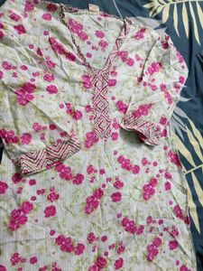 Floral Print Kurta Set