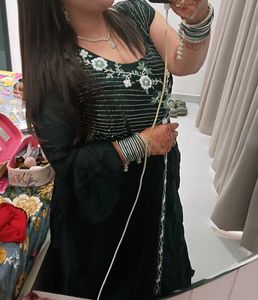Elegant Green Kurta Set One tym use only