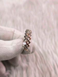 S925 Two-Tone Stackable Ring