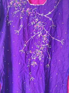 Elegant Purple Kurta Set