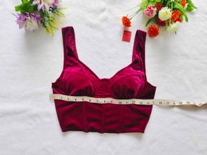 MERAKI : Velvet Corset Top