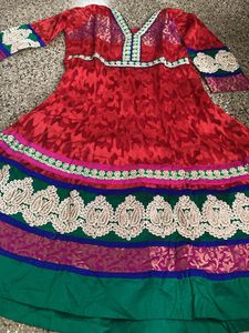 New Anarkali Kurta With Damages