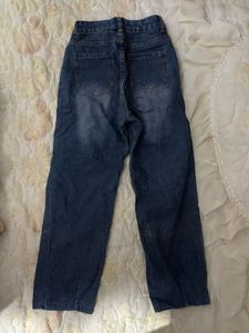 Ripped Knee Denim Jeans