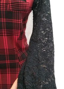 Red Plaid Dress